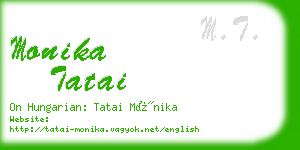 monika tatai business card